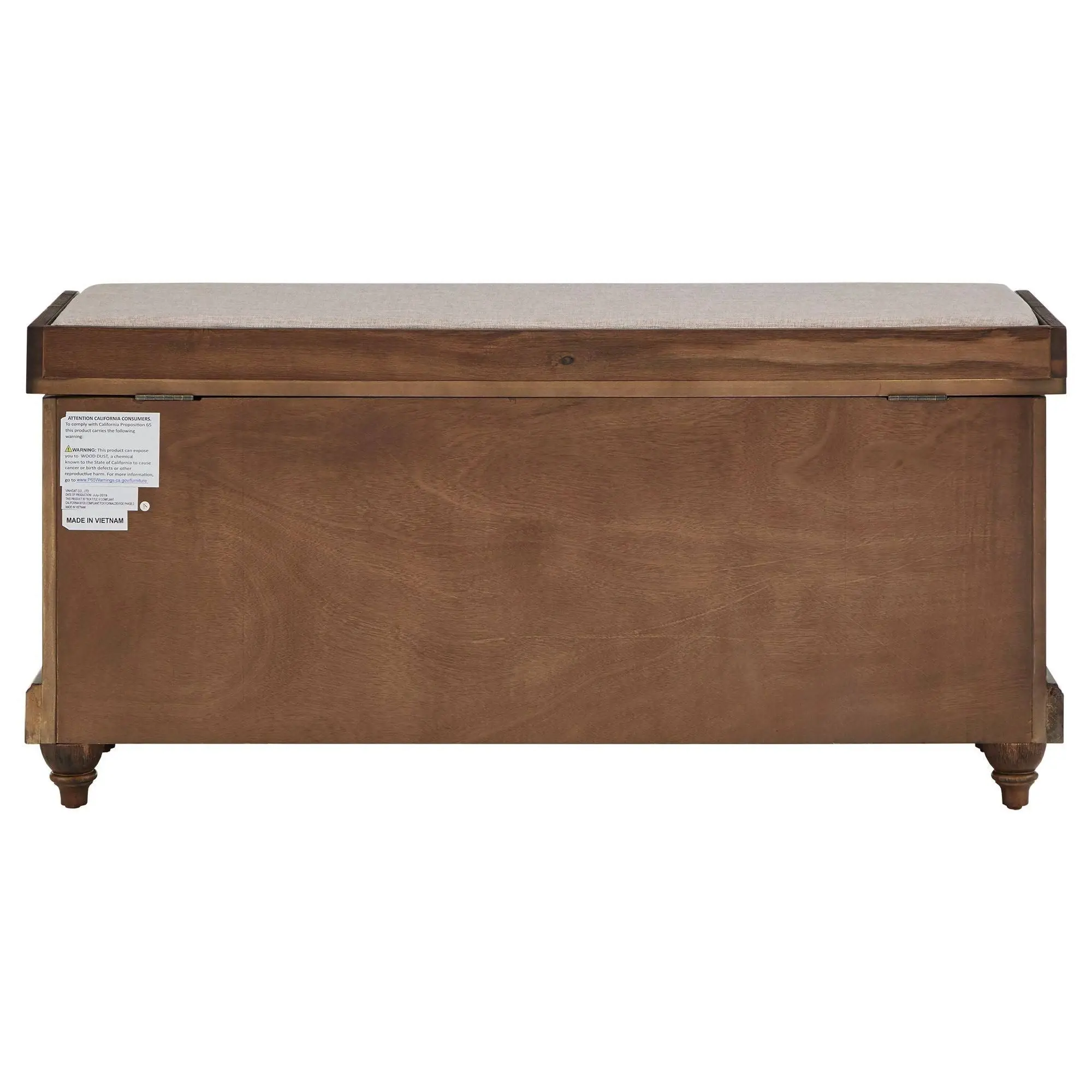 Granger Storage Bench with Linen Seat Cushion by iNSPIRE Q Classic – furniture