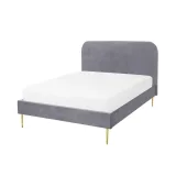 Velvet Upholstered Bed – furniture thumbnail 4