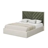 Cross Lines Tufted Headboard Bed – Luxury Upholstered Bed for Your Dubai Home – furniture thumbnail 5