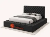 Zavior Daxia Tufted Upholstered Platform Bed thumbnail 1