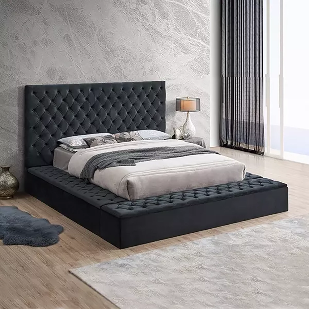 Zavior Daxia Tufted Upholstered Platform Bed