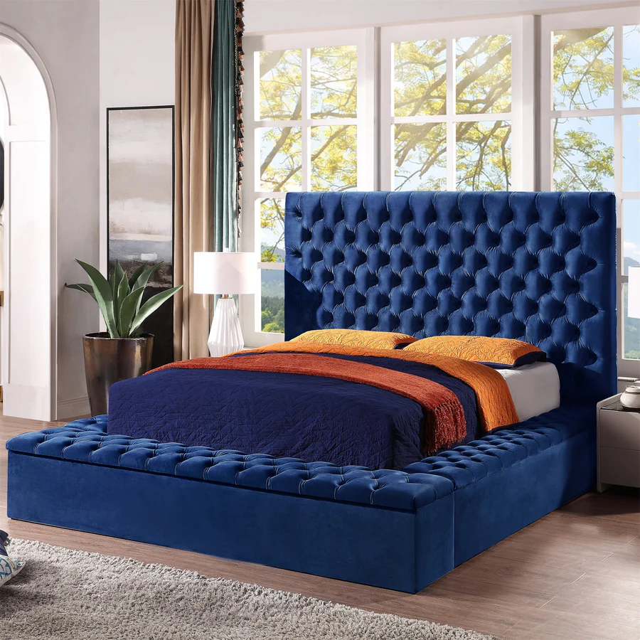Zavior Daxia Tufted Upholstered Platform Bed