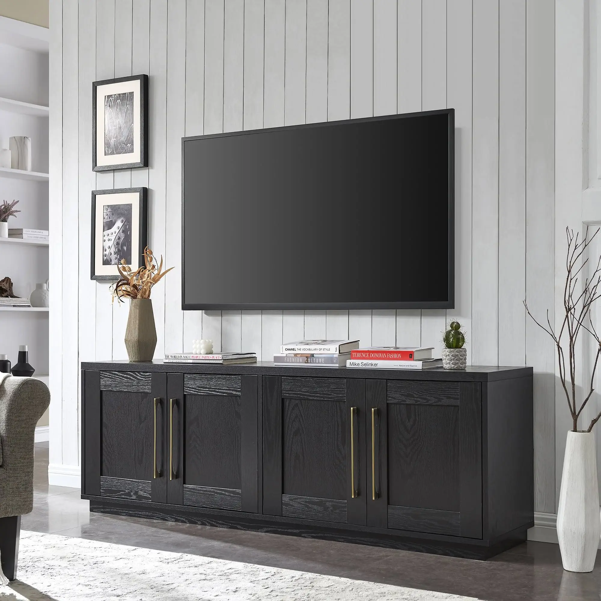 Tillman Rectangular TV Stand for TV’s up to 75″ – furniture