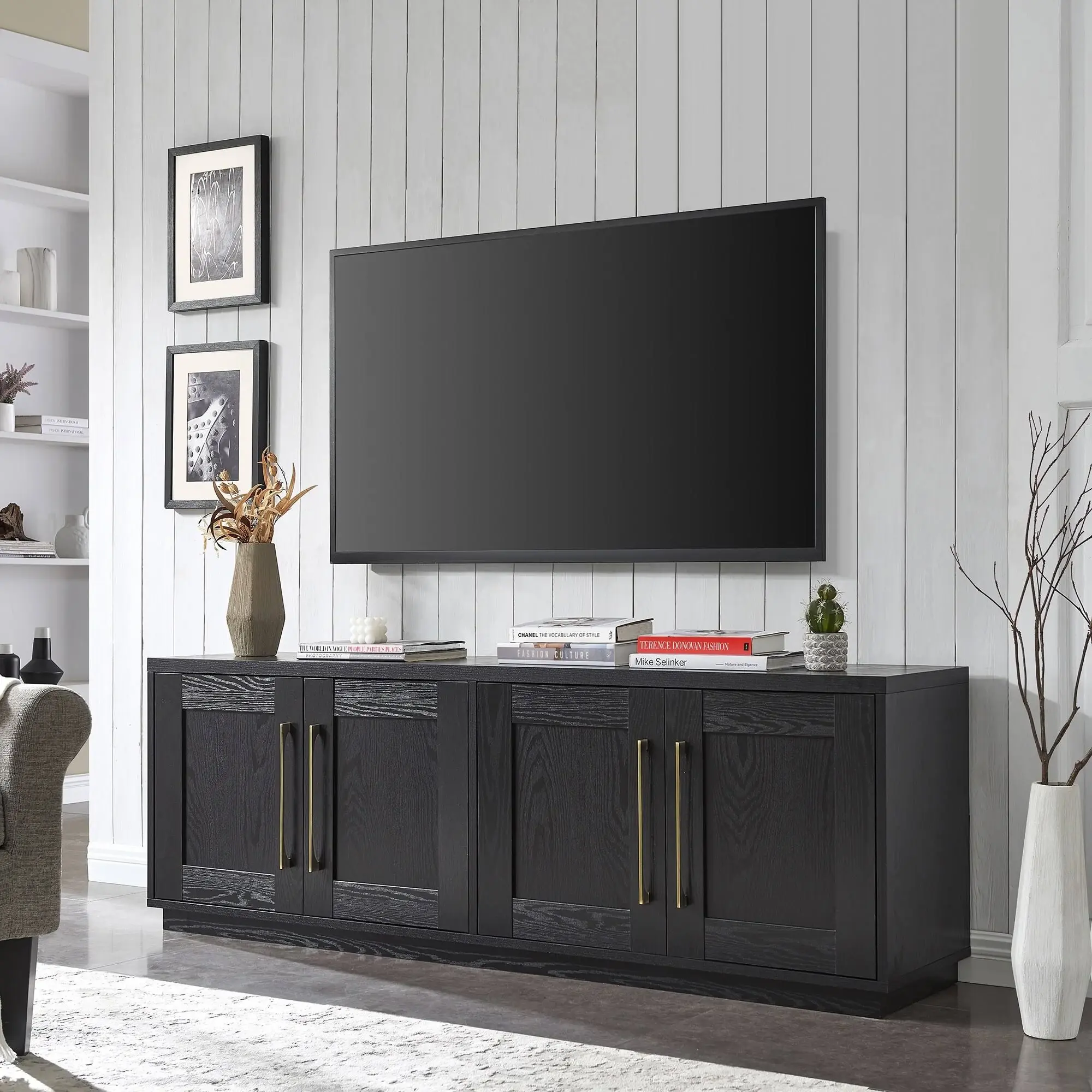 Tillman Rectangular TV Stand for TV’s up to 75″ – furniture