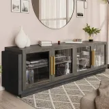 BELLEZE Brixston 70″ TV Stand for TVs up to 75″ – furniture thumbnail 2