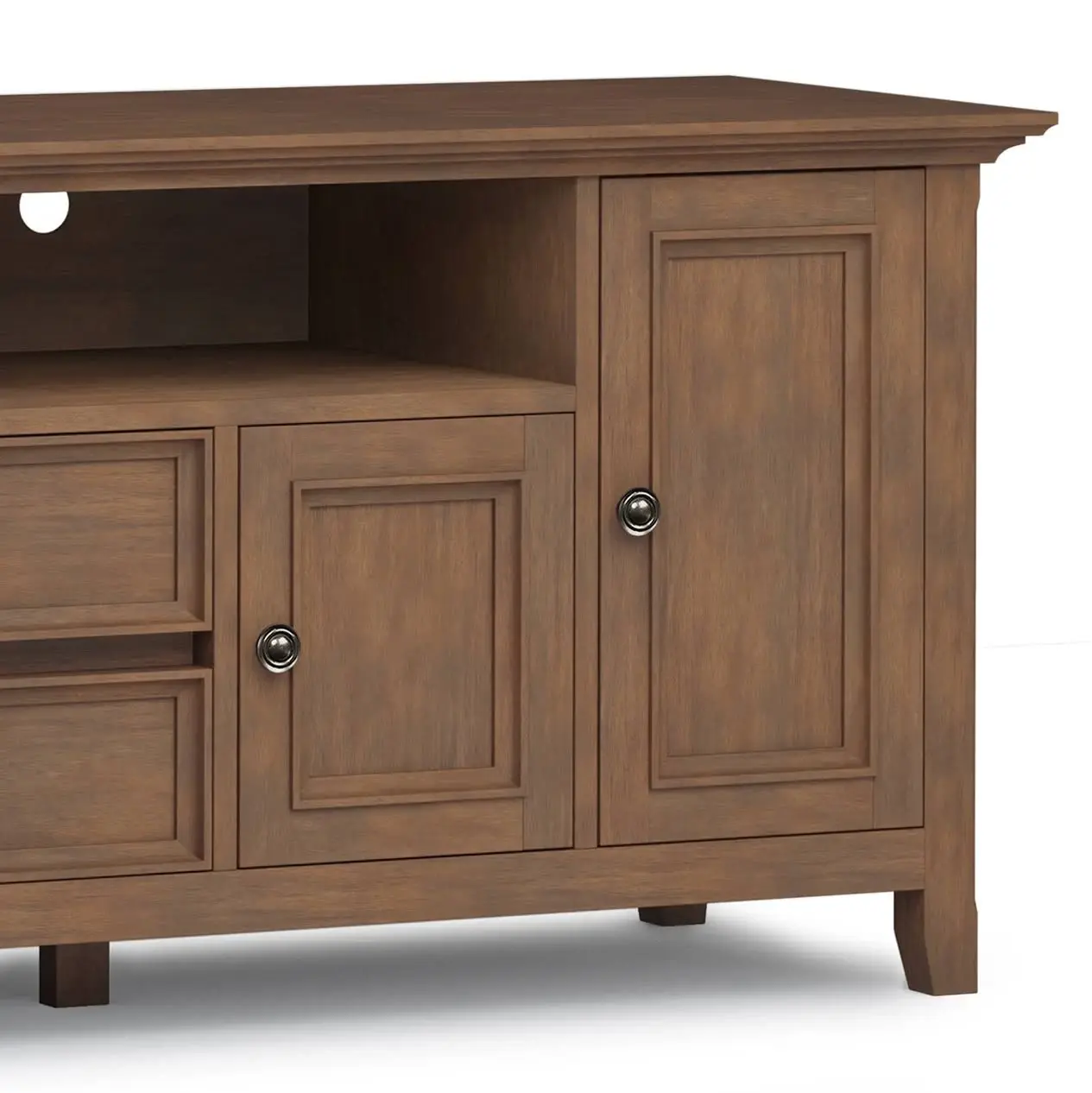 WYNDENHALL 72 inch Wide Transitional TV Media Stand For TVs up to 80 inches – furniture