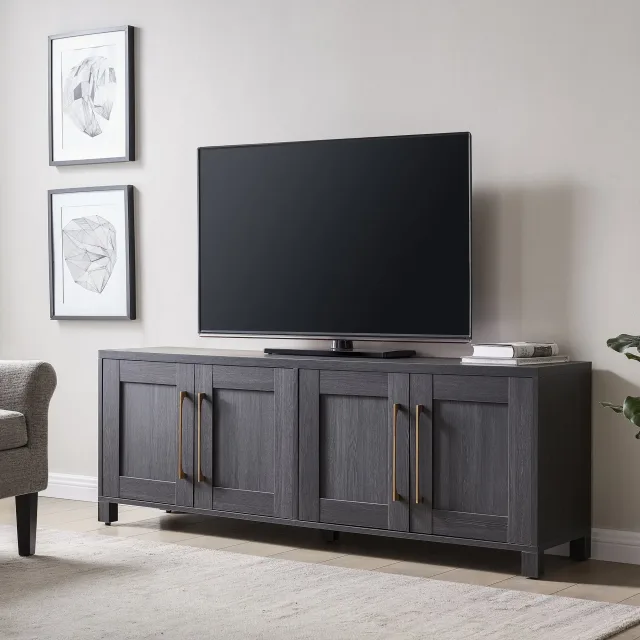 Chabot Rectangular TV Stand for TVs up to 75 inches – Modern Entertainment Center Dubai – furniture