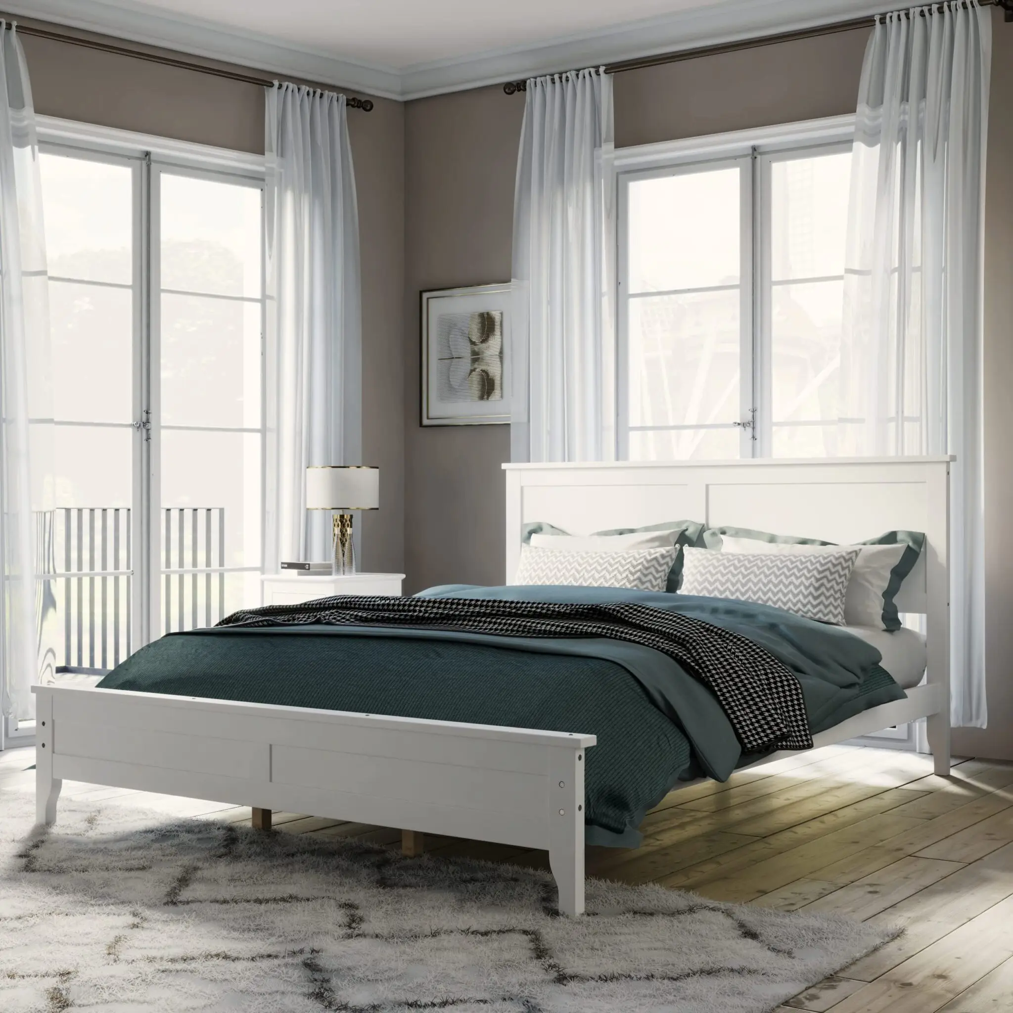 Zavior Furniture Bedroom Set, bed, nightstand x 2, chest, dresser – furniture
