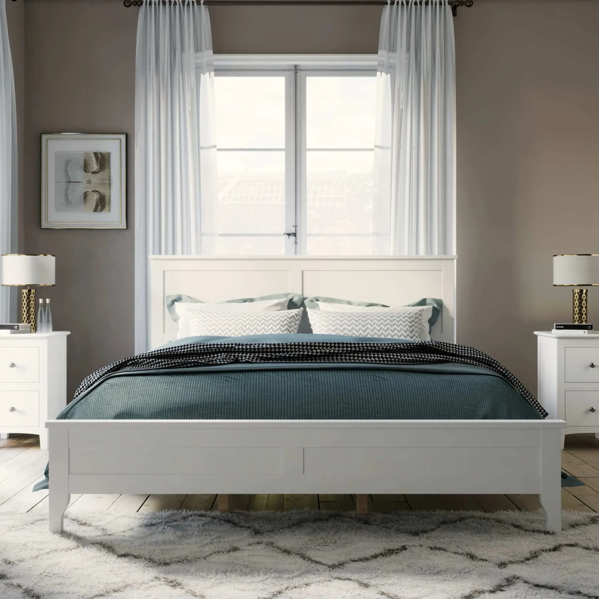 Zavior Furniture Bedroom Set, bed, nightstand x 2, chest, dresser – furniture