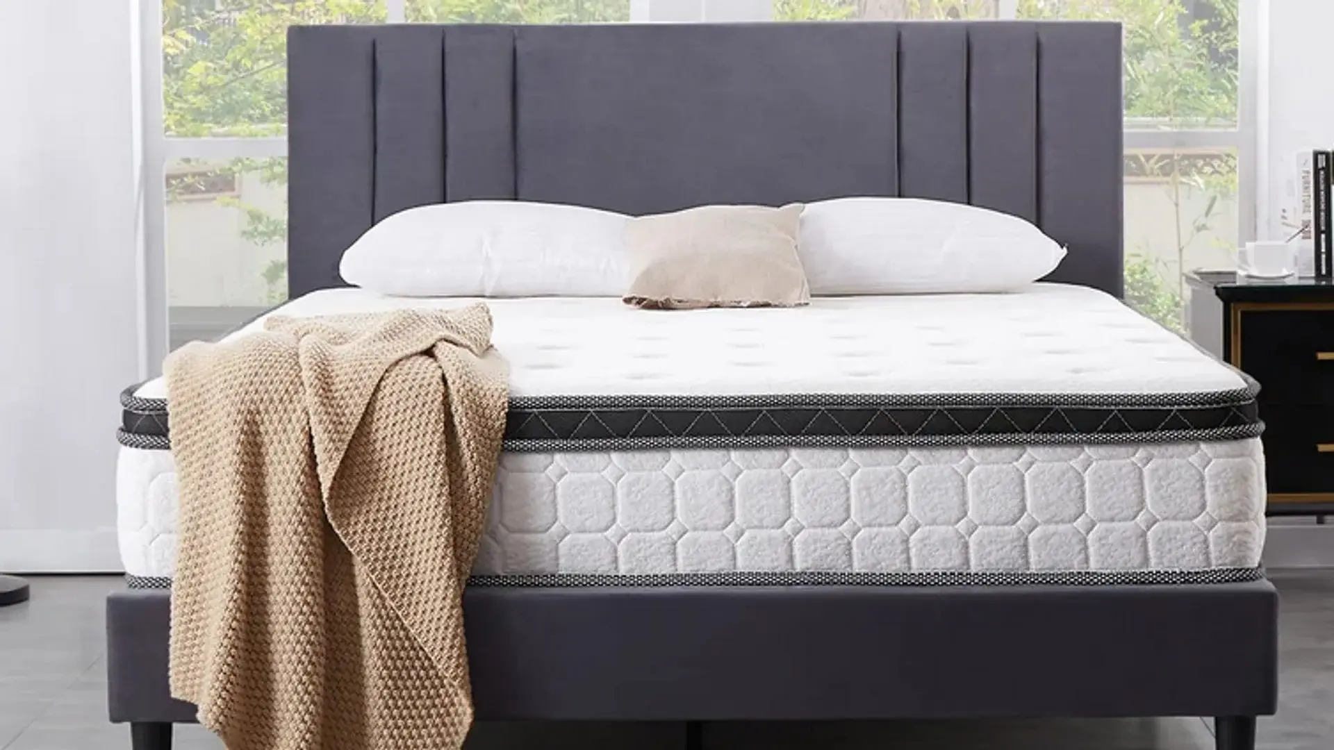 Zavior Furniture Upholstered Bed – furniture