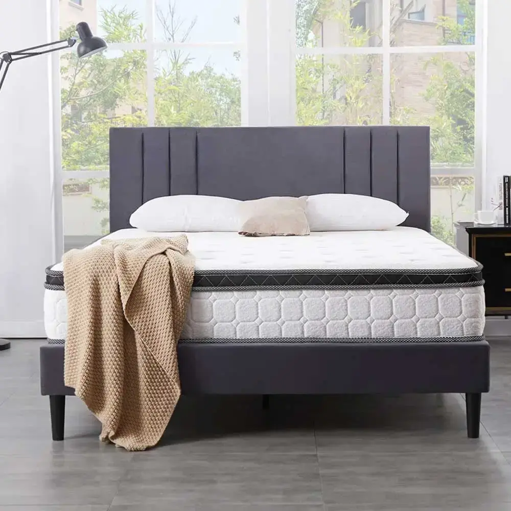 Zavior Furniture Upholstered Bed – furniture