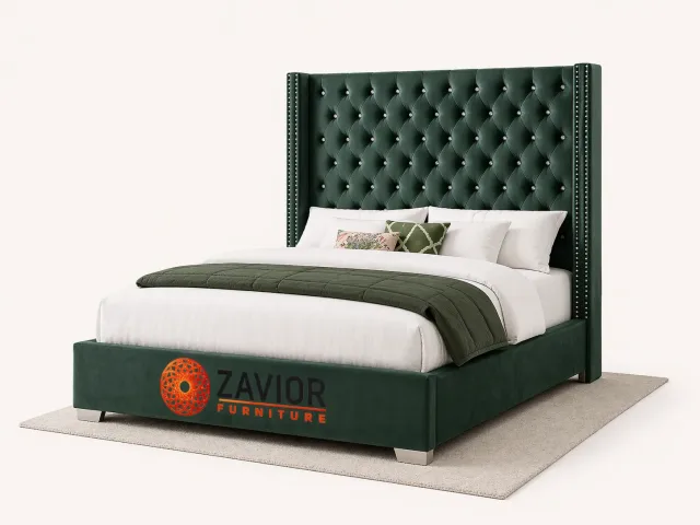 Zavior Diamond Tufting Wall Panel Bed