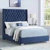 Zavior Diamond Tufting Wall Panel Bed thumbnail 4