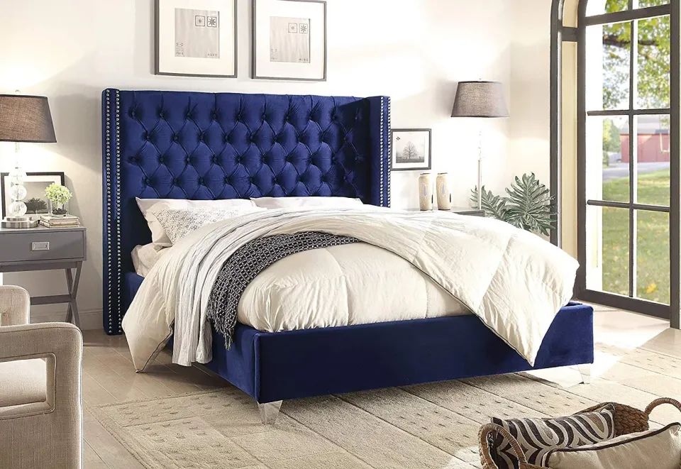 Zavior Diamond Tufting Wall Panel Bed - product image 2