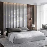 Personalized Wall Panel Headboard Bed – furniture thumbnail 1