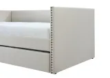 Zavior Luxury Upholstered Bedroom Set with Platform Bed and Bench thumbnail 3