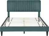 Zavior Luxury Upholstered Bedroom Set with Platform Bed and Bench thumbnail 8