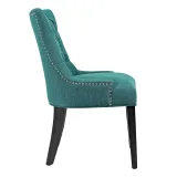 Upholstered Fabric dining chair – furniture thumbnail 3