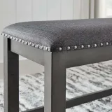 Zavior Furniture Gray Dining Bench – furniture thumbnail 2