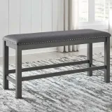 Zavior Furniture Gray Dining Bench – furniture thumbnail 1