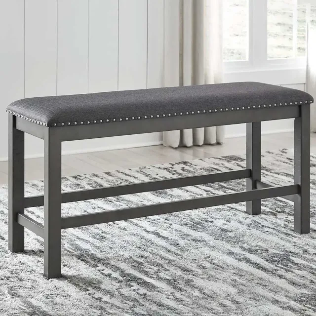Zavior Furniture Gray Dining Bench – furniture