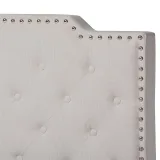 Zavior Enzers Upholstered Button Tufted Panel Bed thumbnail 2