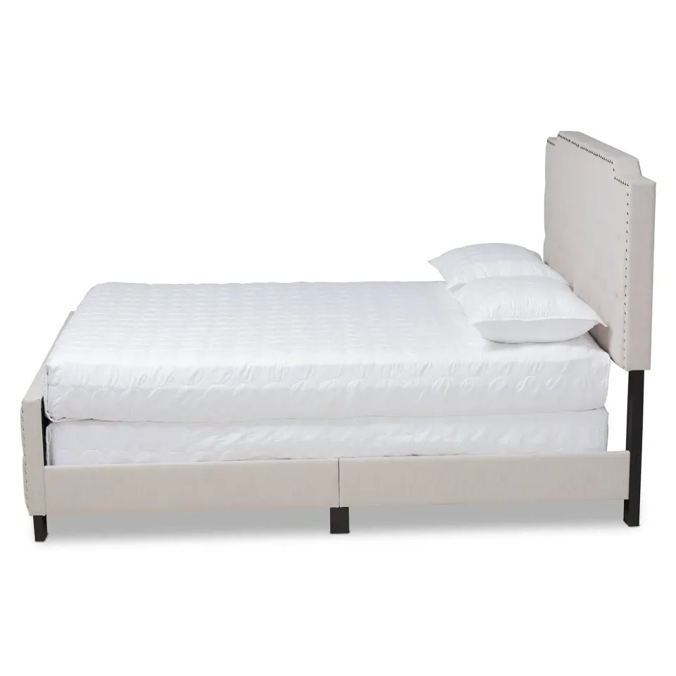 Zavior Enzers Upholstered Button Tufted Panel Bed - product image 4