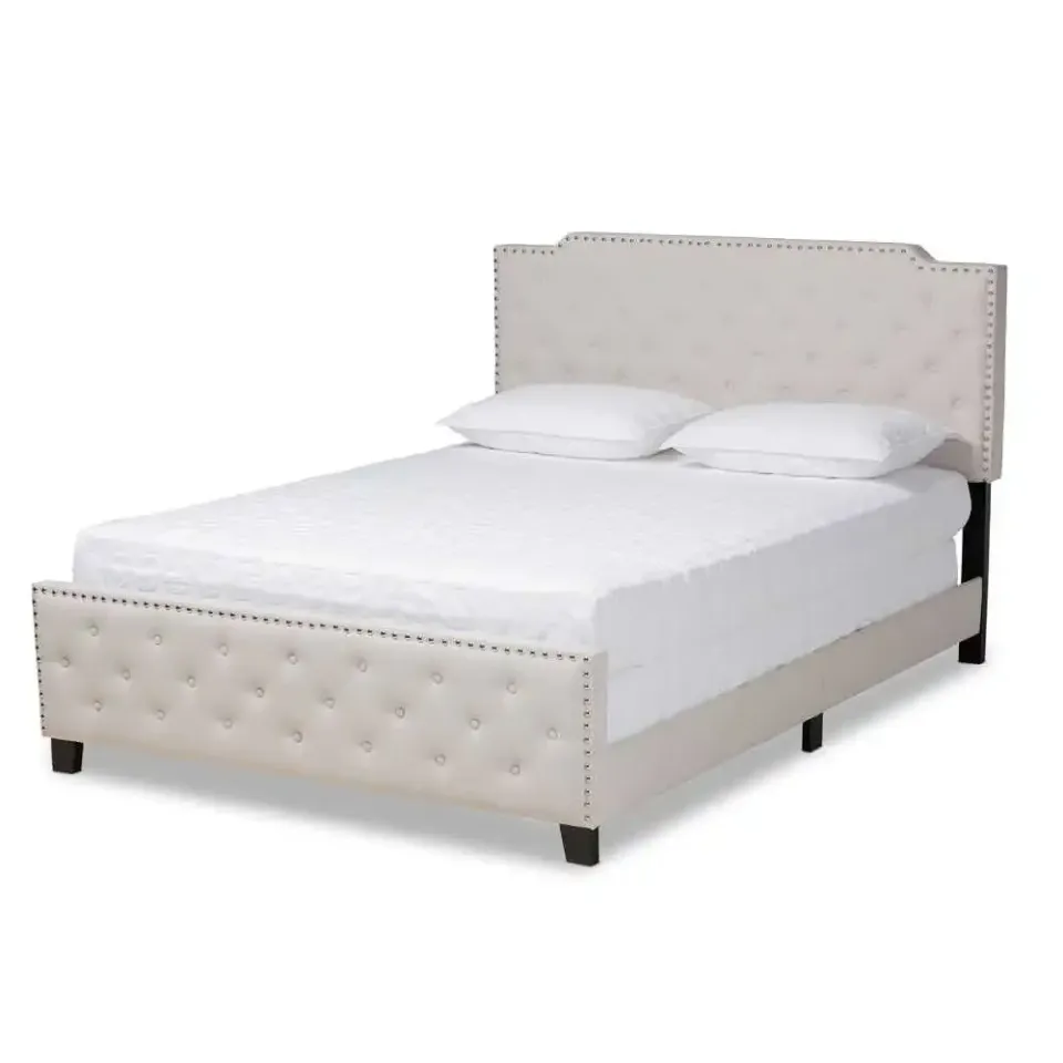Zavior Enzers Upholstered Button Tufted Panel Bed - product image 5