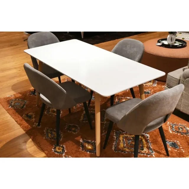 White Modern Dining Table – furniture