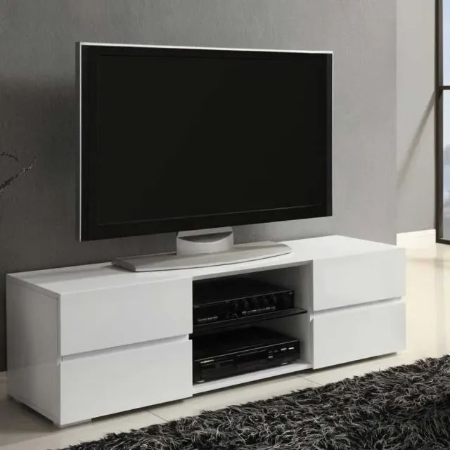High Gloss White TV Stand – furniture