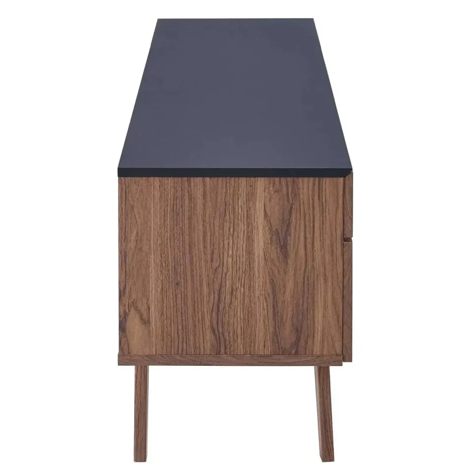 Tv stand in walnut gray – furniture - product image 7