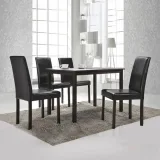 Faux Leather 5-Piece Dining Set – furniture thumbnail 1