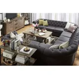 Chesterfield 11-Seat U-Shaped Sectional Sofa – Luxury Seating for Dubai Homes – furniture thumbnail 2