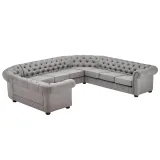 Chesterfield 11-Seat U-Shaped Sectional Sofa – Luxury Seating for Dubai Homes – furniture thumbnail 4