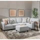 Zahra 6-piece Sofa Sectional with Ottoman for Dubai Homes – furniture thumbnail 2