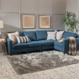 Zahra 6-piece Sofa Sectional with Ottoman for Dubai Homes – furniture thumbnail 3
