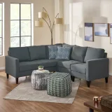 Zahra 6-piece Sofa Sectional with Ottoman for Dubai Homes – furniture thumbnail 4