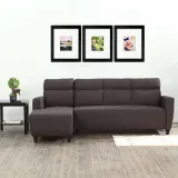 Elbon Sectional Sofa in Dark Brown Color – furniture thumbnail 1