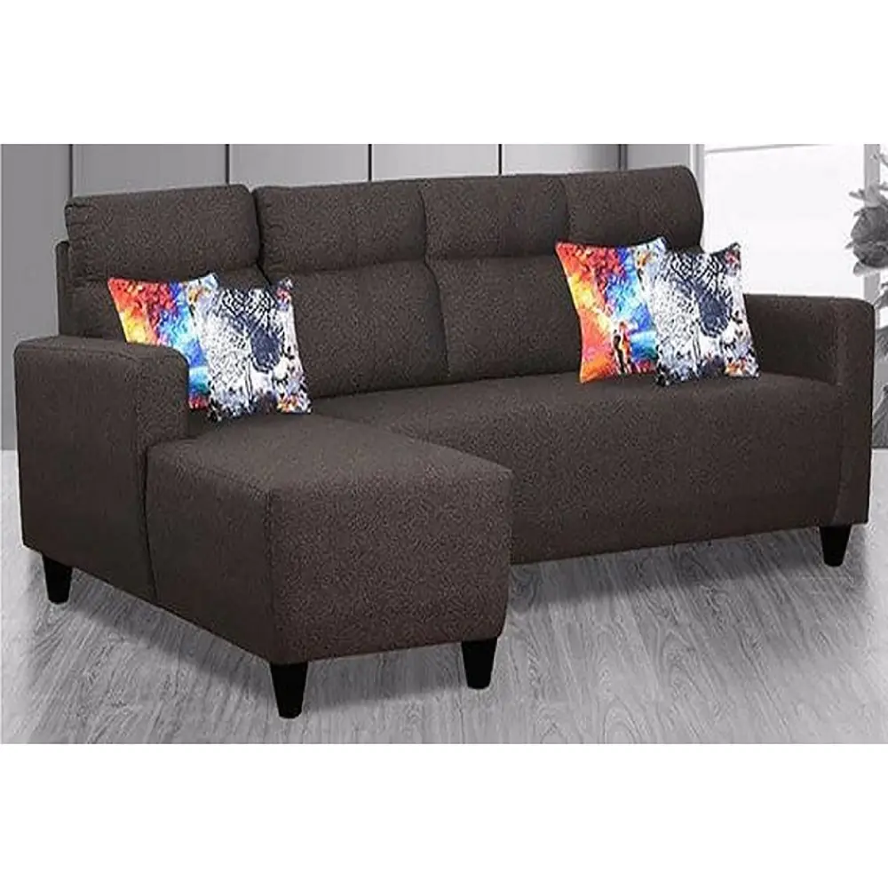 Elbon Sectional Sofa in Dark Brown Color – furniture