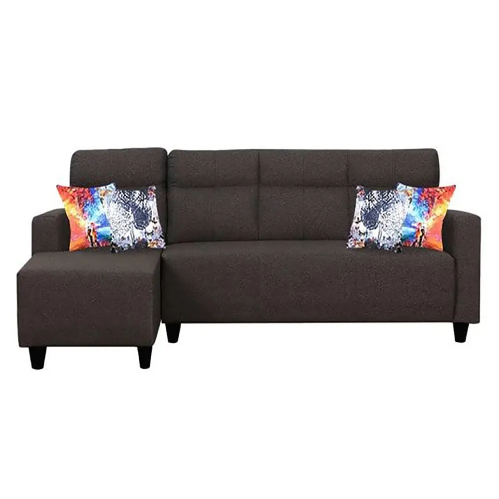 Elbon Sectional Sofa in Dark Brown Color – furniture