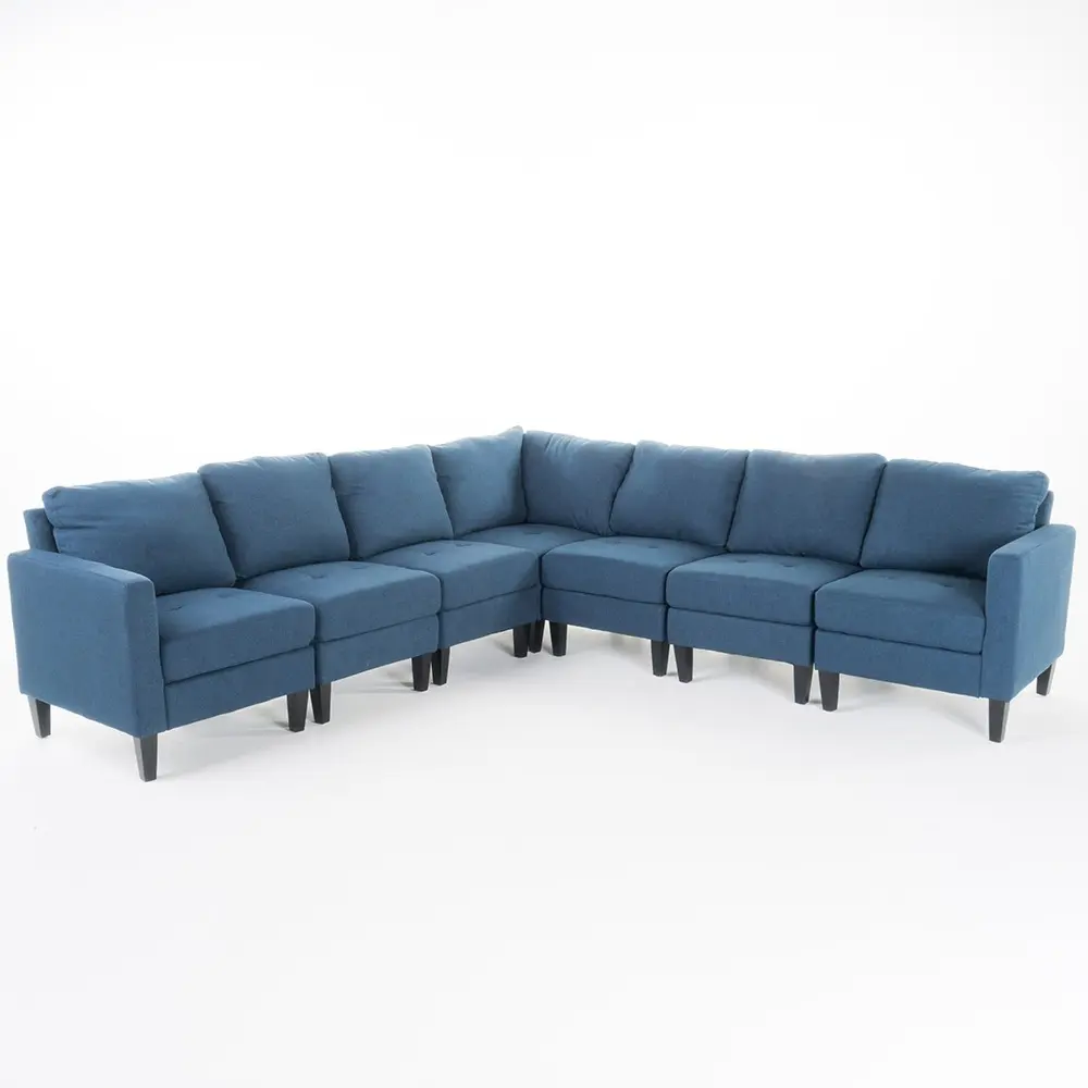 Mahra 7-piece Fabric Sectional Sofa Set – Stylish, Comfortable & Customizable for Your Home in Dubai – furniture