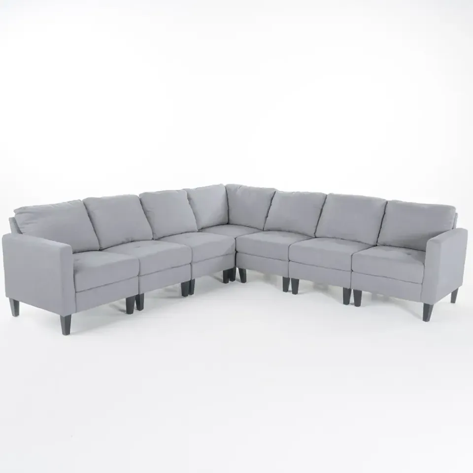 Mahra 7-piece Fabric Sectional Sofa Set – Stylish, Comfortable & Customizable for Your Home in Dubai – furniture - product image 6