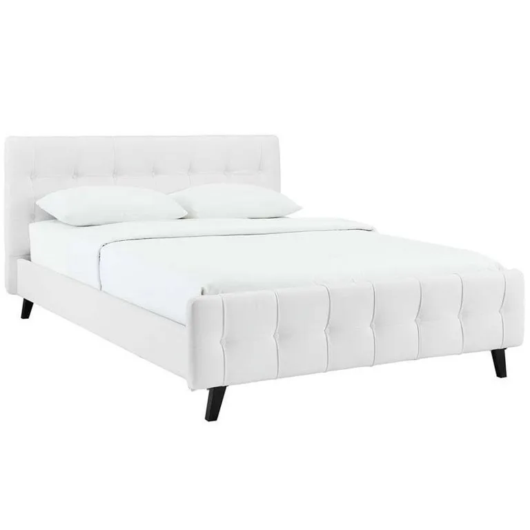 Zavior Fabric Upholstered Tufted Bed