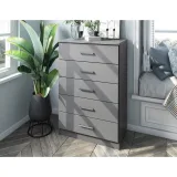 Solid Ply Wood Metro 5 drawer Chest – furniture thumbnail 1