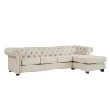 Chesterfield 4-Seat Sofa and Chaise – furniture thumbnail 2