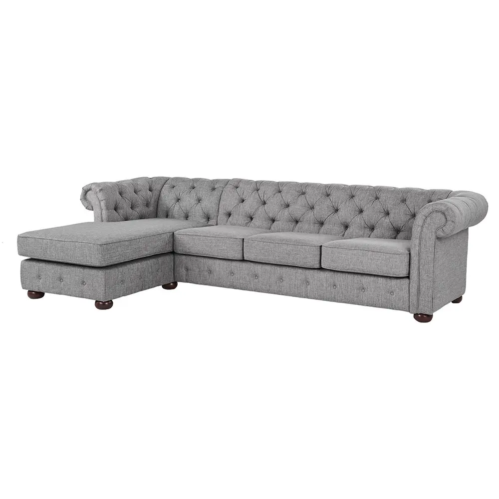 Chesterfield 4-Seat Sofa and Chaise – furniture