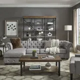 Chesterfield 4-Seat Sofa and Chaise – furniture thumbnail 5