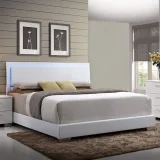 Zavior Felicity High Gloss Bedroom Set with LED Headboard thumbnail 5