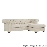 “Tufted Scroll Arm Chesterfield Sofa Dubai – 3-Seater with Chaise for Luxury Living” – furniture thumbnail 2