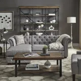 “Tufted Scroll Arm Chesterfield Sofa Dubai – 3-Seater with Chaise for Luxury Living” – furniture thumbnail 3